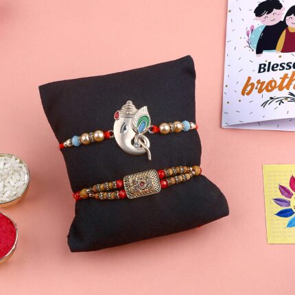 Soulful Duo: Rakhi Set of 2