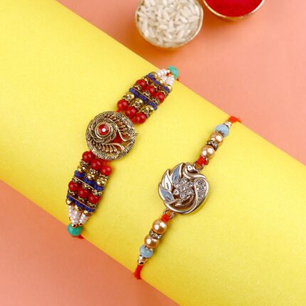 Endearing Siblings: Rakhi Set of 2