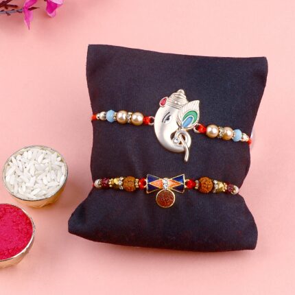 Traditional Treasure Bhaiya Rakhi Set of 2