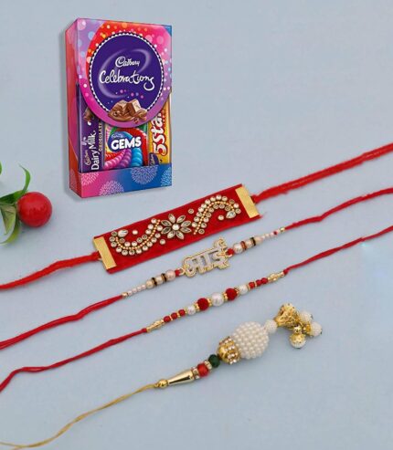 Bhaiya-Bhabhi Rakhi and Cadbury Celebrations combo