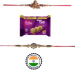 Shree Ganesh Rakhi and Haldiram's Soanpapdi combo