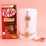 Designer Bhaiya-Bhabhi Rakhi With Nestle KitKat