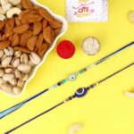 Tempting Delights Rakhi Paired with Healthy Dry Fruits