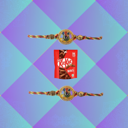 Ganesha Rakhi with KitKat Minis