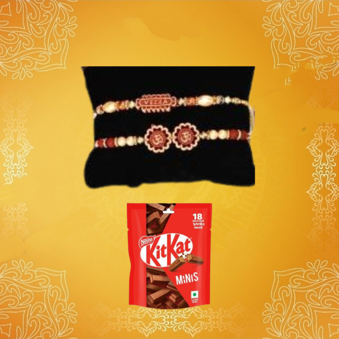 Om & Veera Rakhi with KitKat Minis