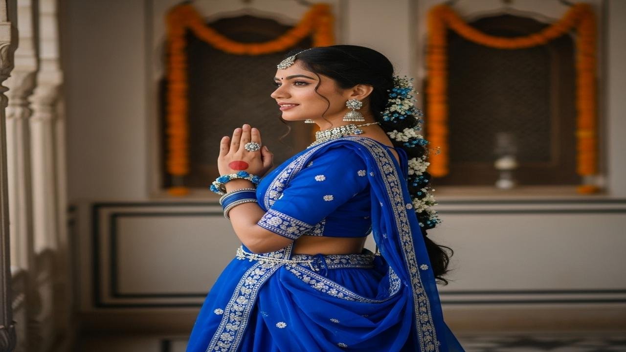 नवरात्रि में सातवें दिन का रंग क्यों है नीला?