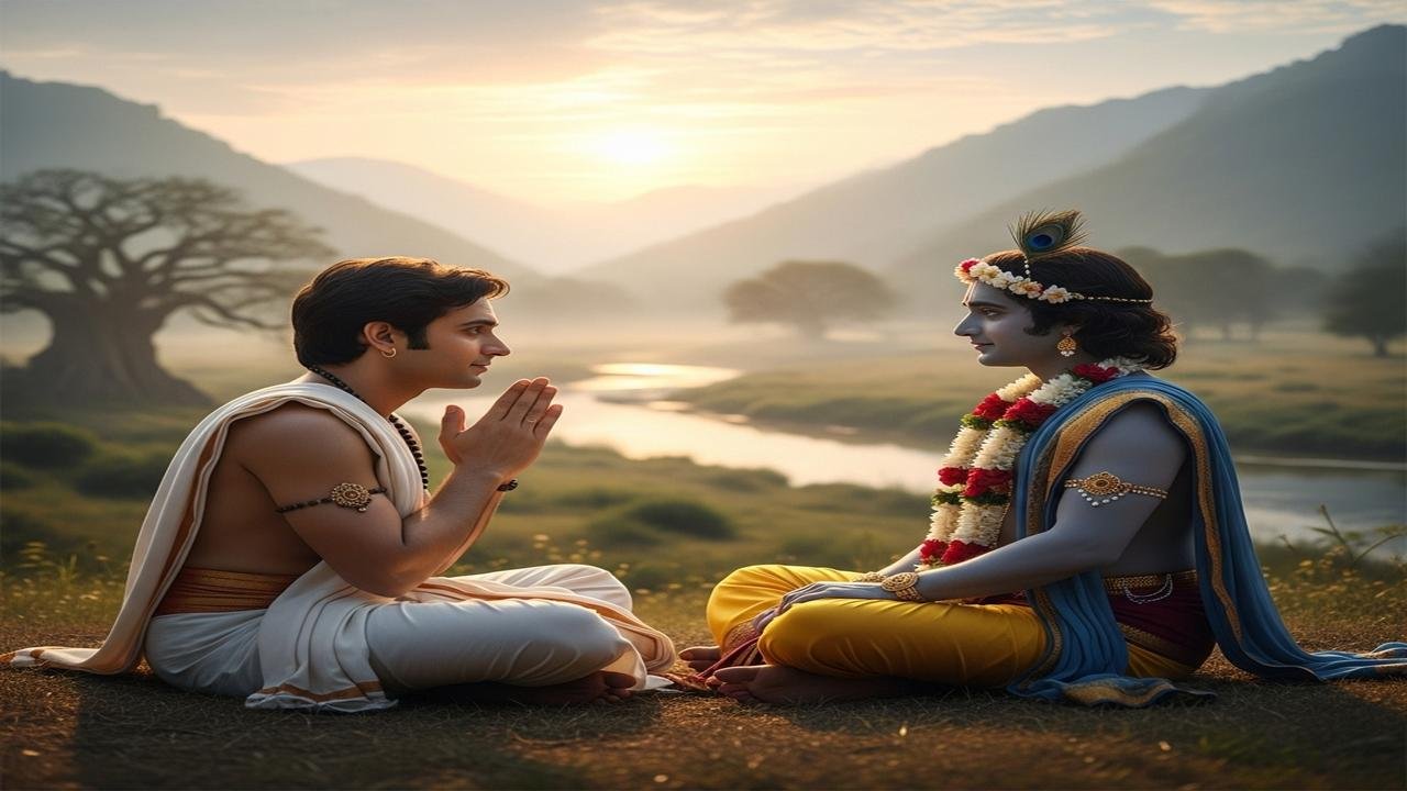 Arjuna Asks Krishna to Describe His Glories