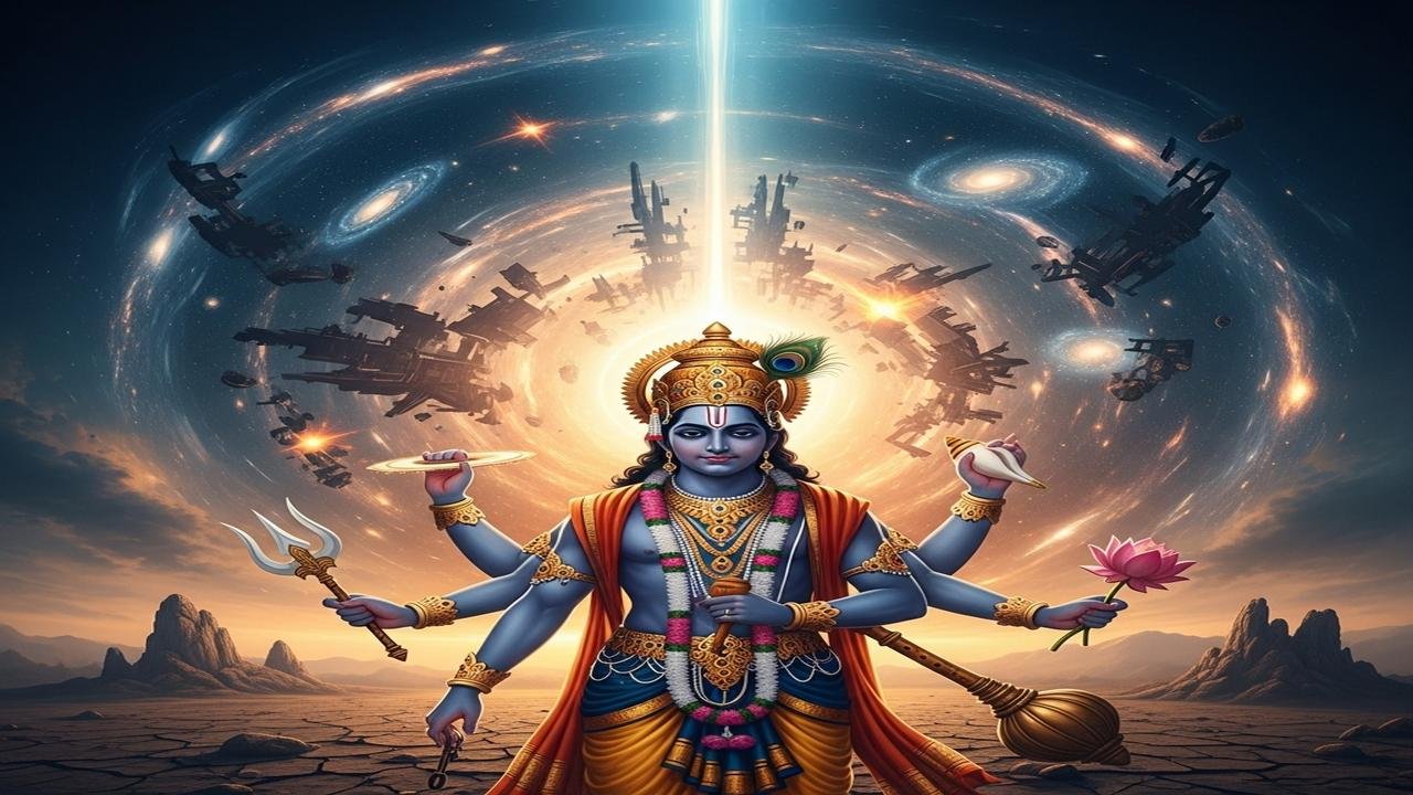 Krishna Declares He Is Time, the Destroyer of Worlds