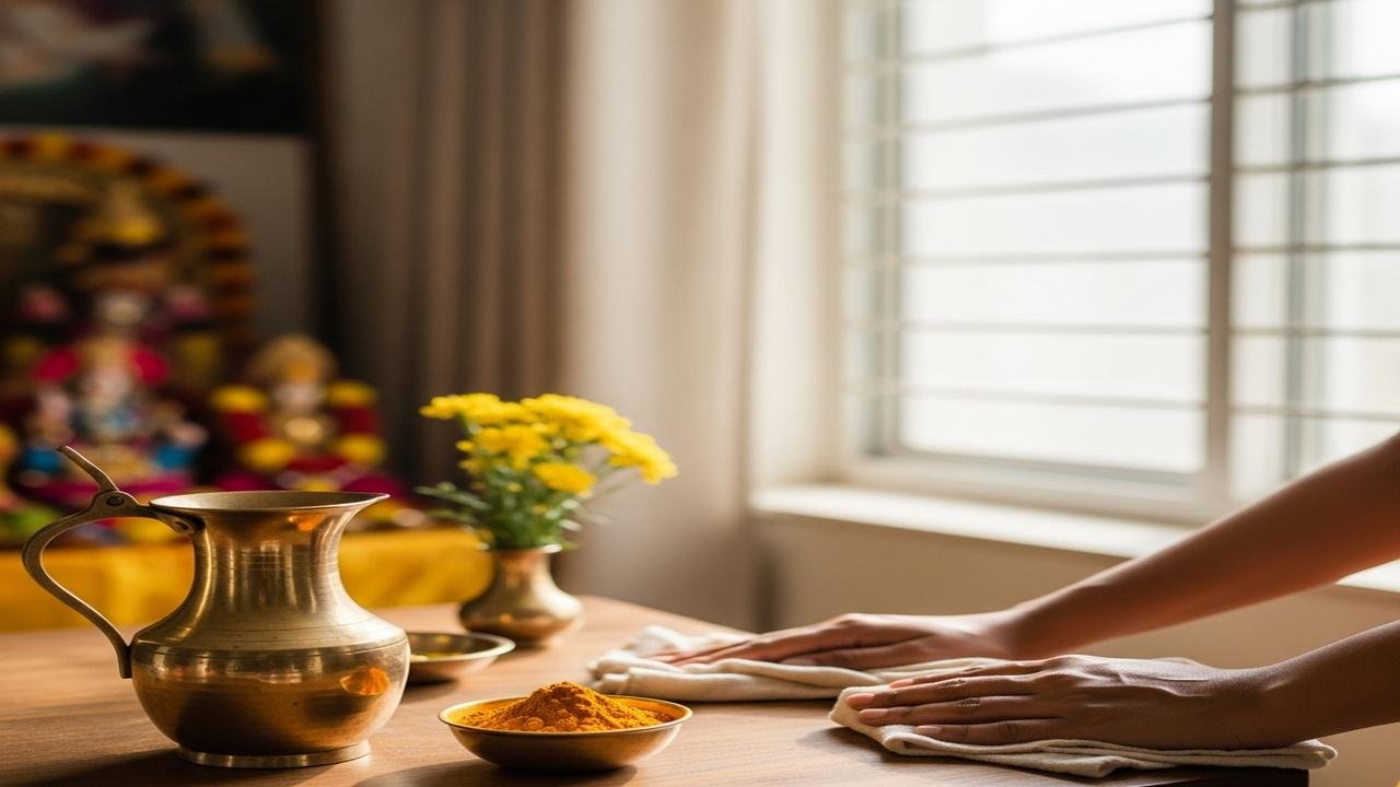 क्यों किया जाता है नवरात्रि से पहले घर का शुद्धिकरण?