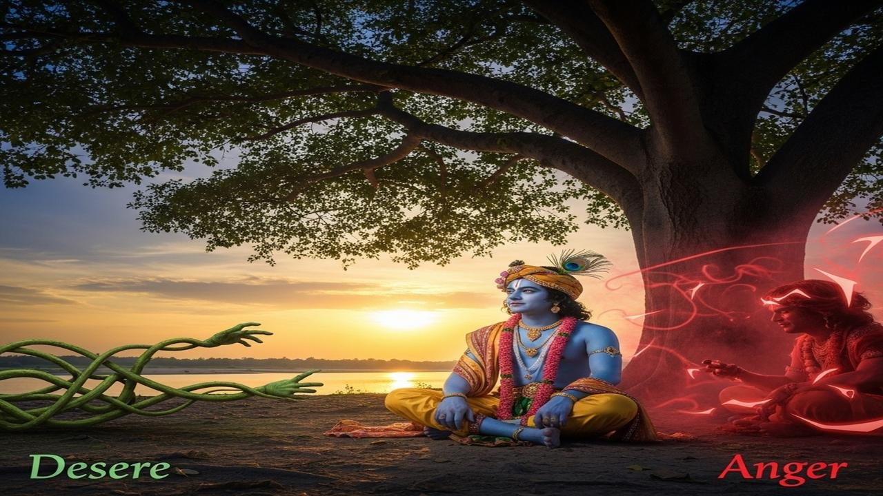 Krishna Says Lust and Anger Are the Enemies of Man