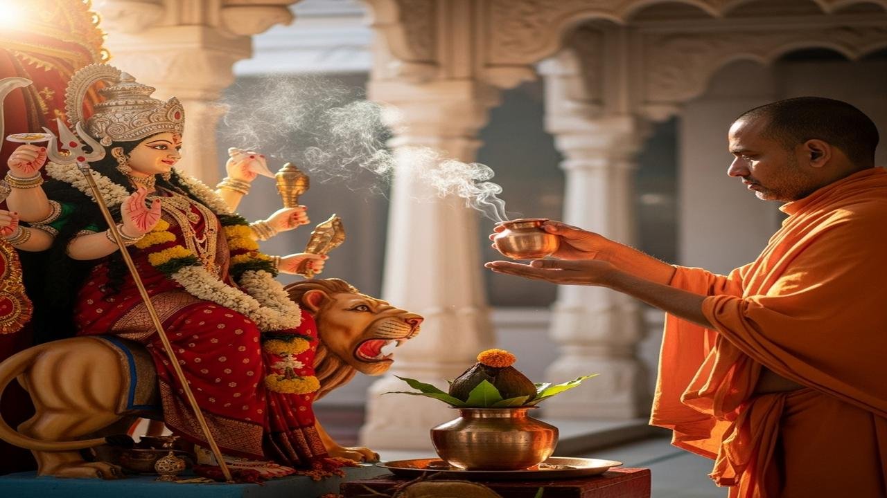 नवरात्रि से पहले देवी दुर्गा को अर्घ्य अर्पण क्यों?