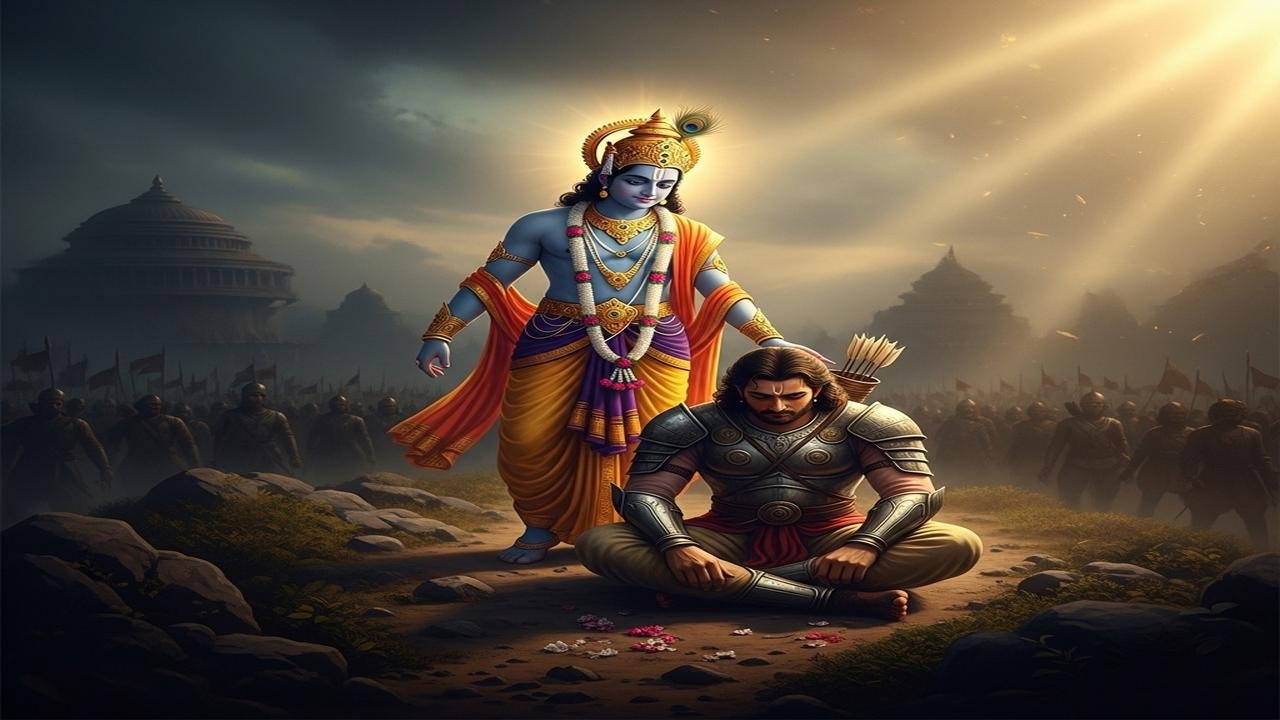 Krishna Explains the Paths of Light and Darkness