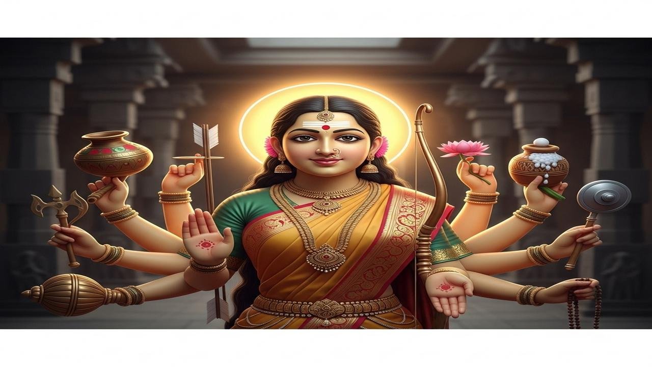 माँ कुष्मांडा के आठ हाथों का रहस्य