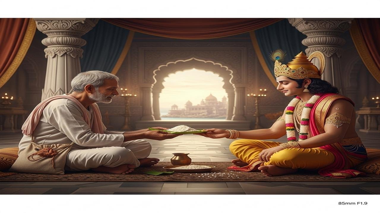 The story behind Sudama’s meeting with Krishna