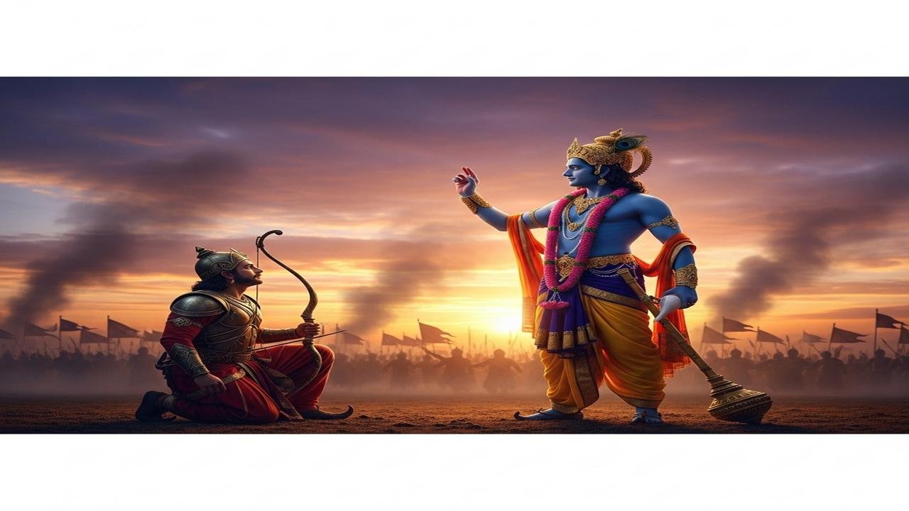 Krishna Declares He Is the Supreme Purusha