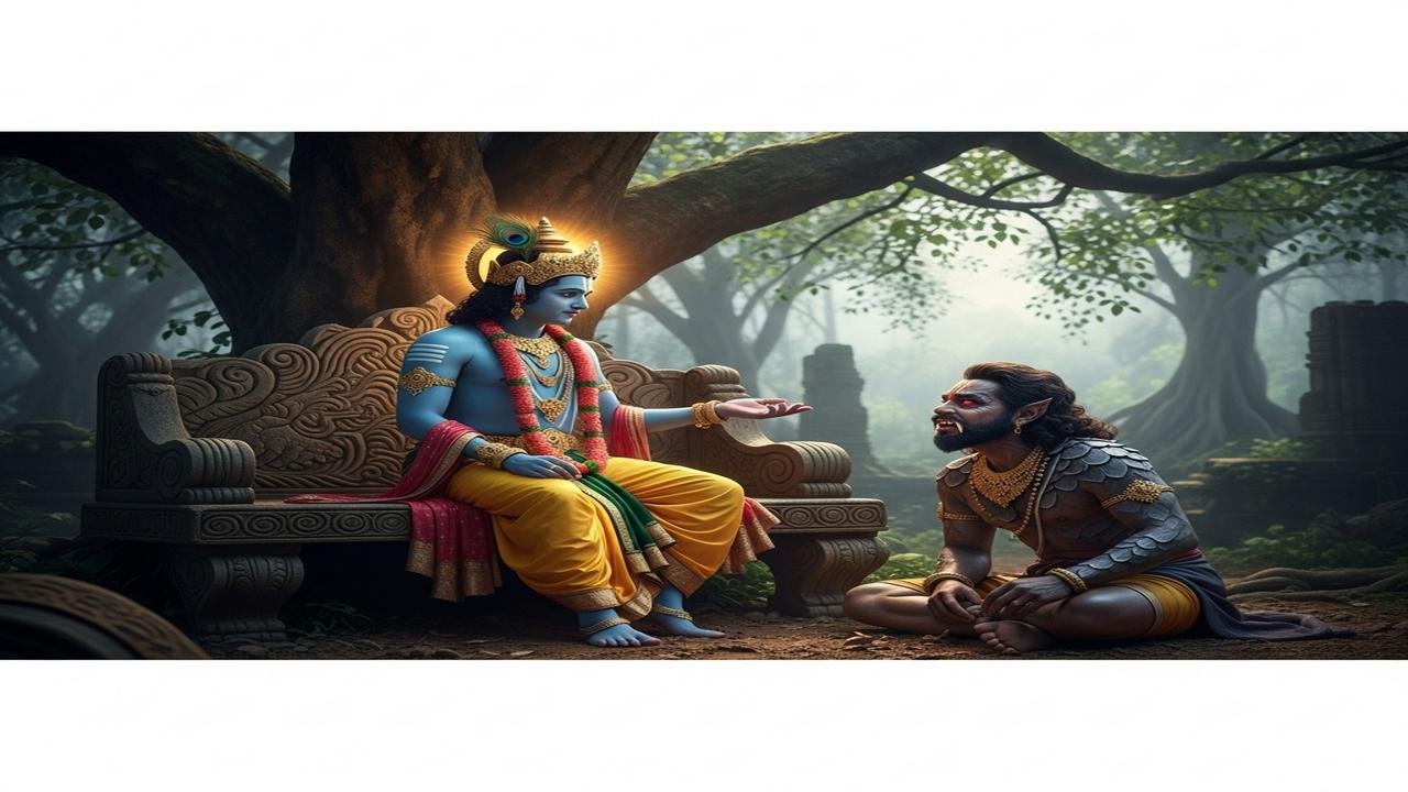 Krishna Explains the Fate of the Demonic