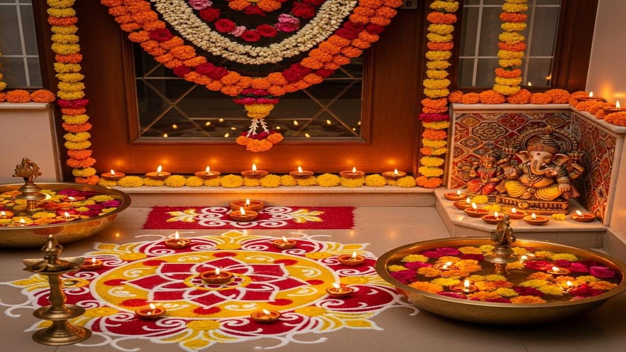 Diwali 2025: दिवाली पर घर के मुख्य द्वार पर जरूर लगाएं ये चीजें, नहीं होगी धन की कमी