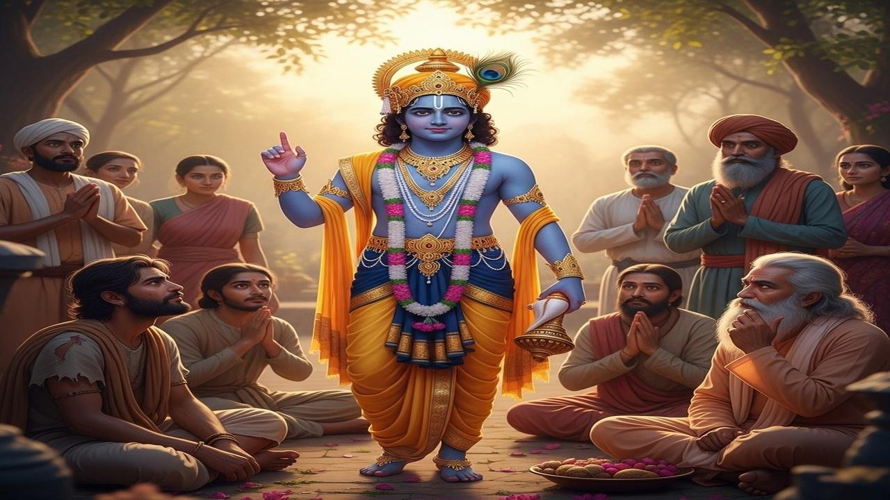 Krishna Declares Charity in Three Modes