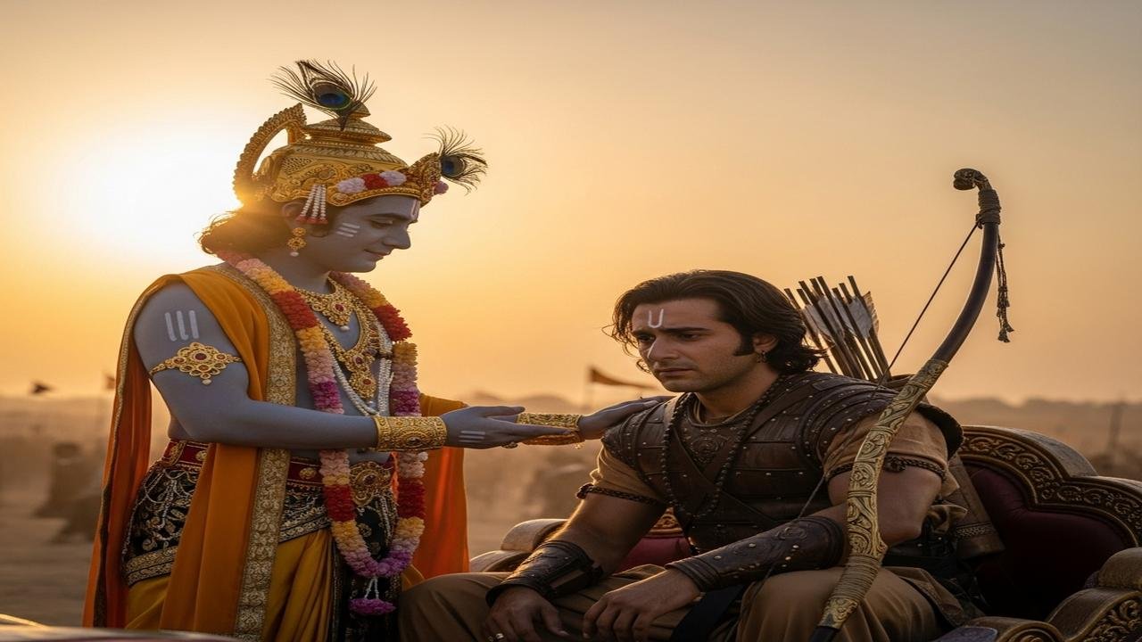 Krishna Encourages Arjuna to Abandon All Duties and Surrender