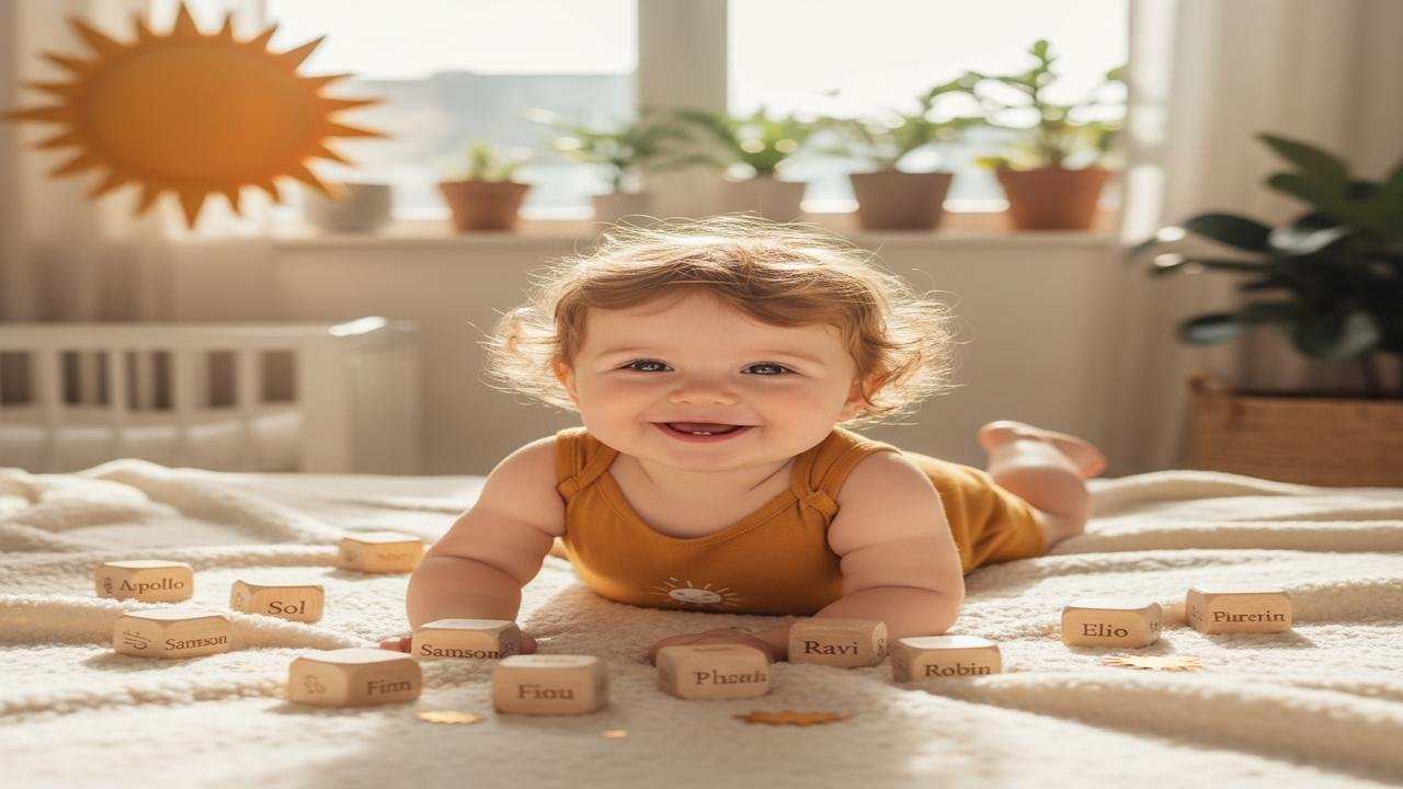 10 baby boy names that mean 'sun'