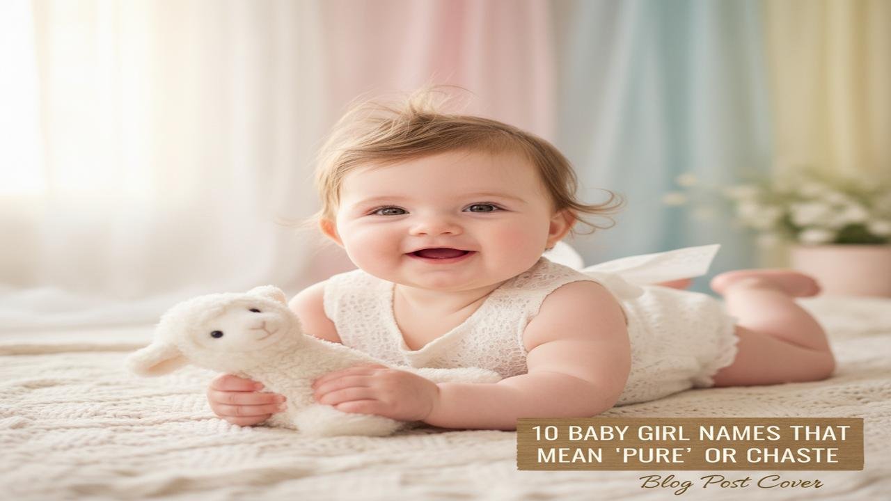 10 baby girl names that mean 'pure' or 'chaste'
