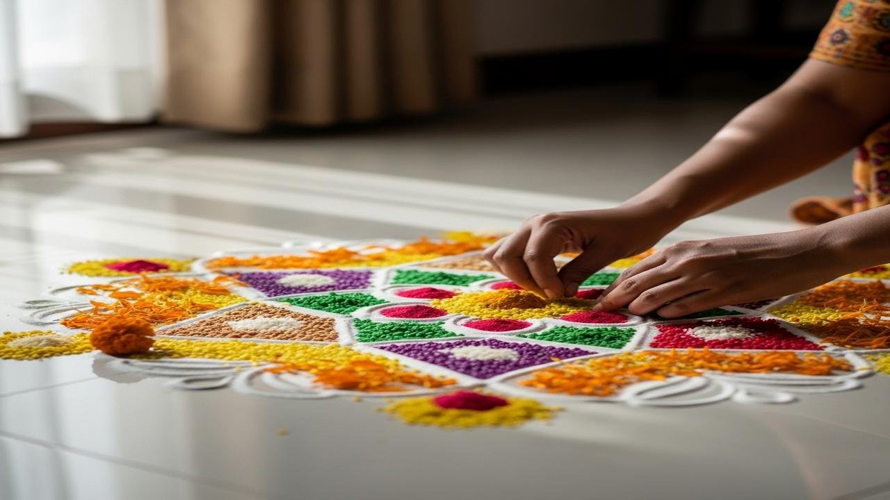 घर पर कैसे बनाएं इको-फ्रेंडली रंगोली? ये हैं आसान तरीके