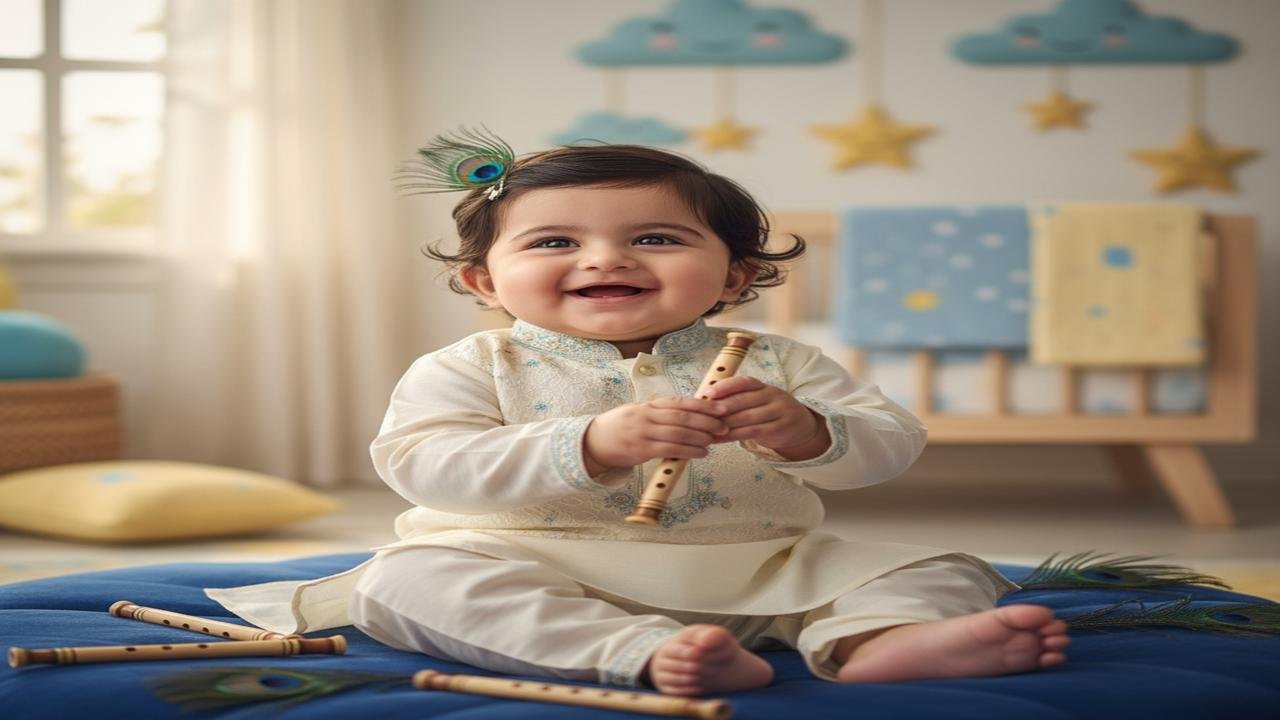 Gen-Z Baby Names for Boys Inspired by Lord Krishna's Charm