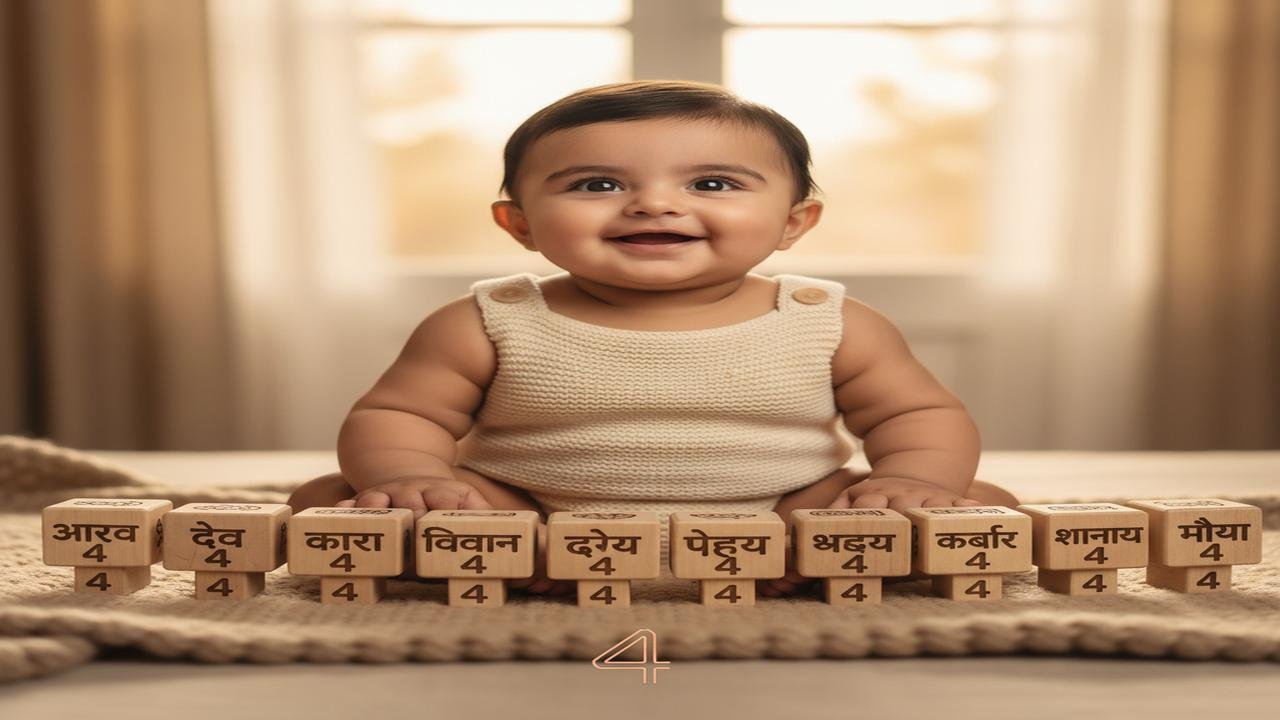 10 Indian baby names aligned with numerology number '4'